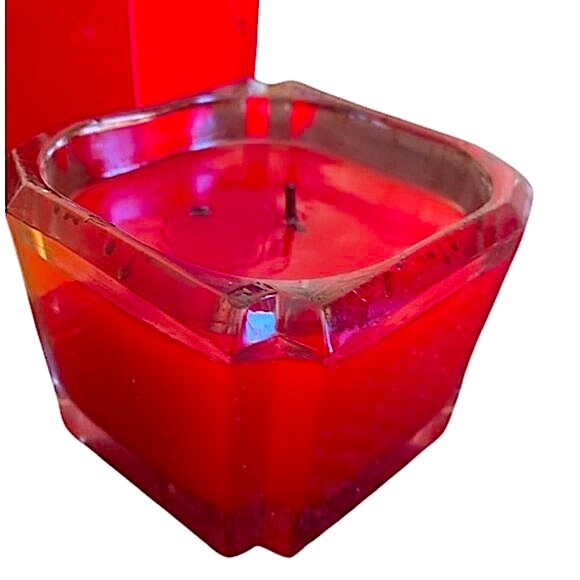 Vintage RARE Giorgio Beverly Hills RED Candle Unused - Picture 2 of 9